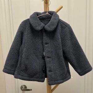 [KID] UNIQLO Soft Fleece Gray Jacket Super Warm Unisex